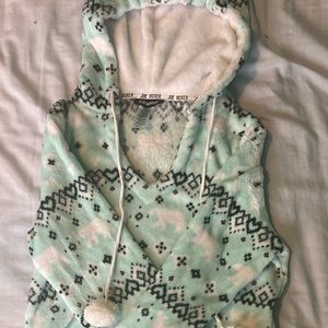 Long sleeved pajama dress